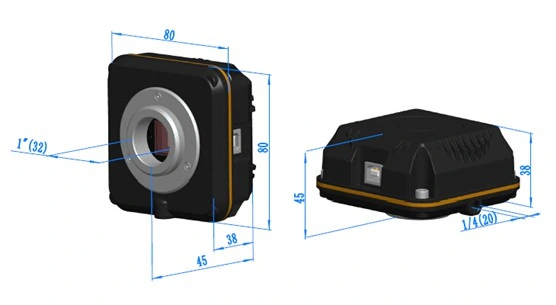 10m Microscope Camera USB2.0 with Aptina CMOS 1/2.3&prime; &prime; Sensor Biological Stereo