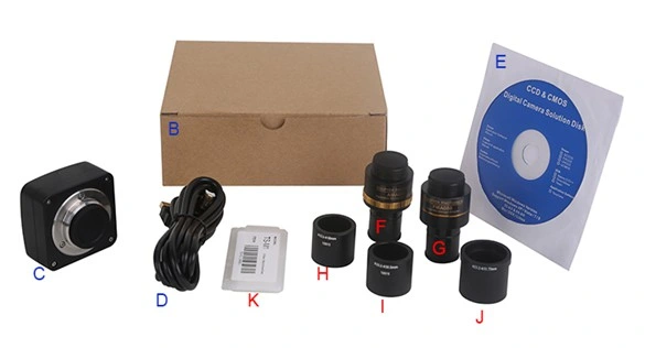 16m Monochrome Digital Microscope Camera USB3.0 Mn34230alj 4/3&prime;&prime; Sensor