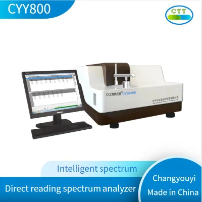 Full Spectrum Direct Reading Spectrometer, Spark Optical Emission Spectrometer for Ferrous (Iron and Steel) Metal Element and Non